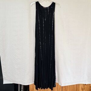 Renee C Long Maxi Dress Women's Small Boho Made In USA Stretchy Festival Summer